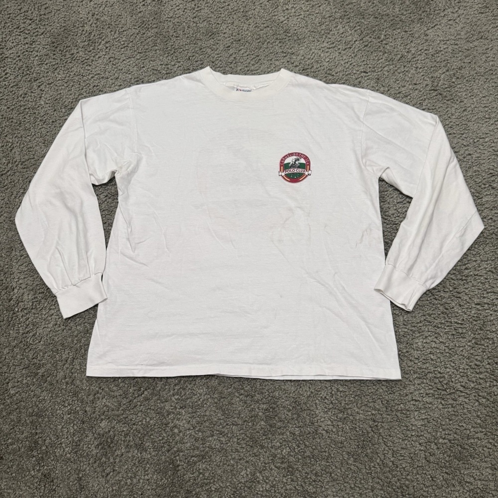Polo Club Carmel By The Sea White Long Sleeve - XL